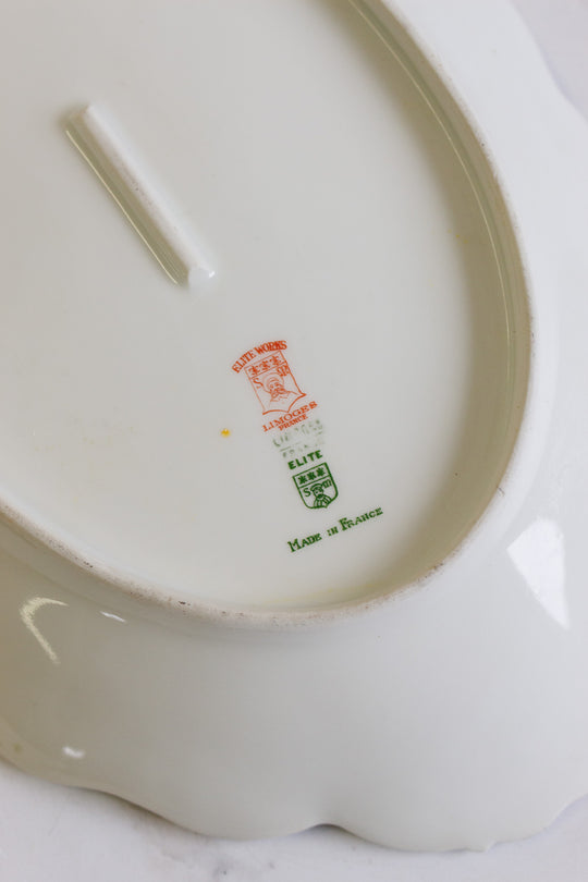 antique french limoges élite  platter