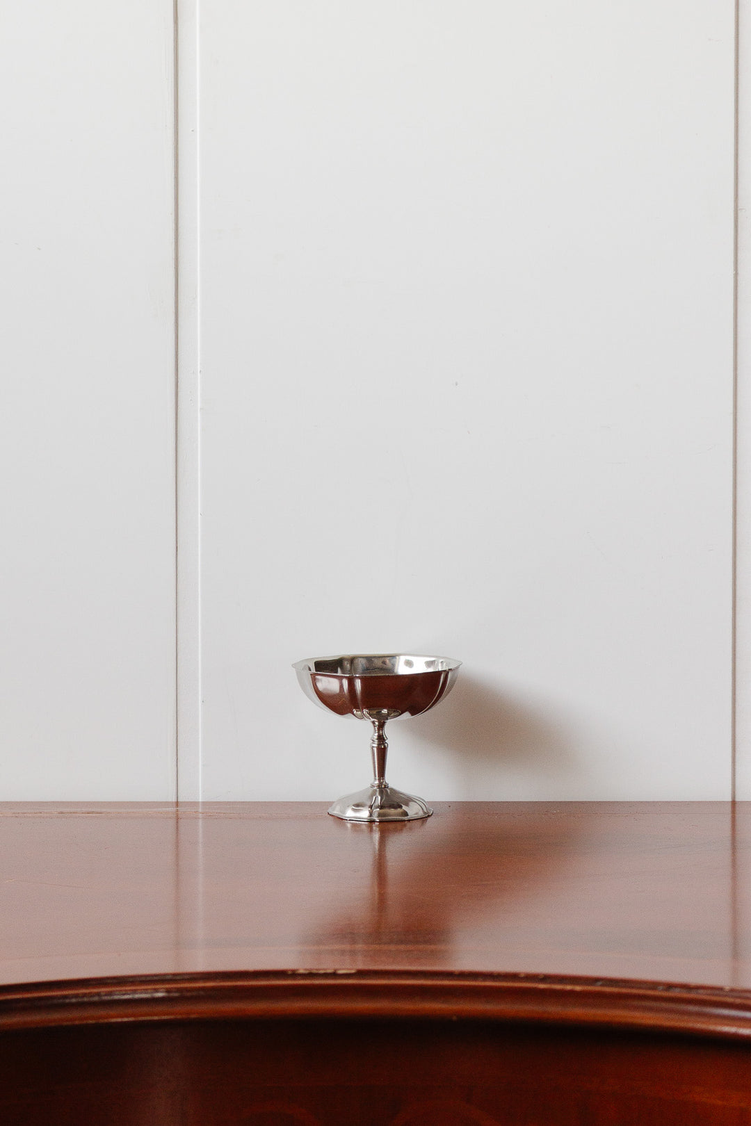 vintage french stainless steel champagne coupes