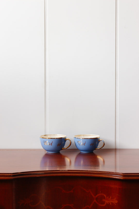 "moi et toi" vintage french Villeroy and Boch complete tea set