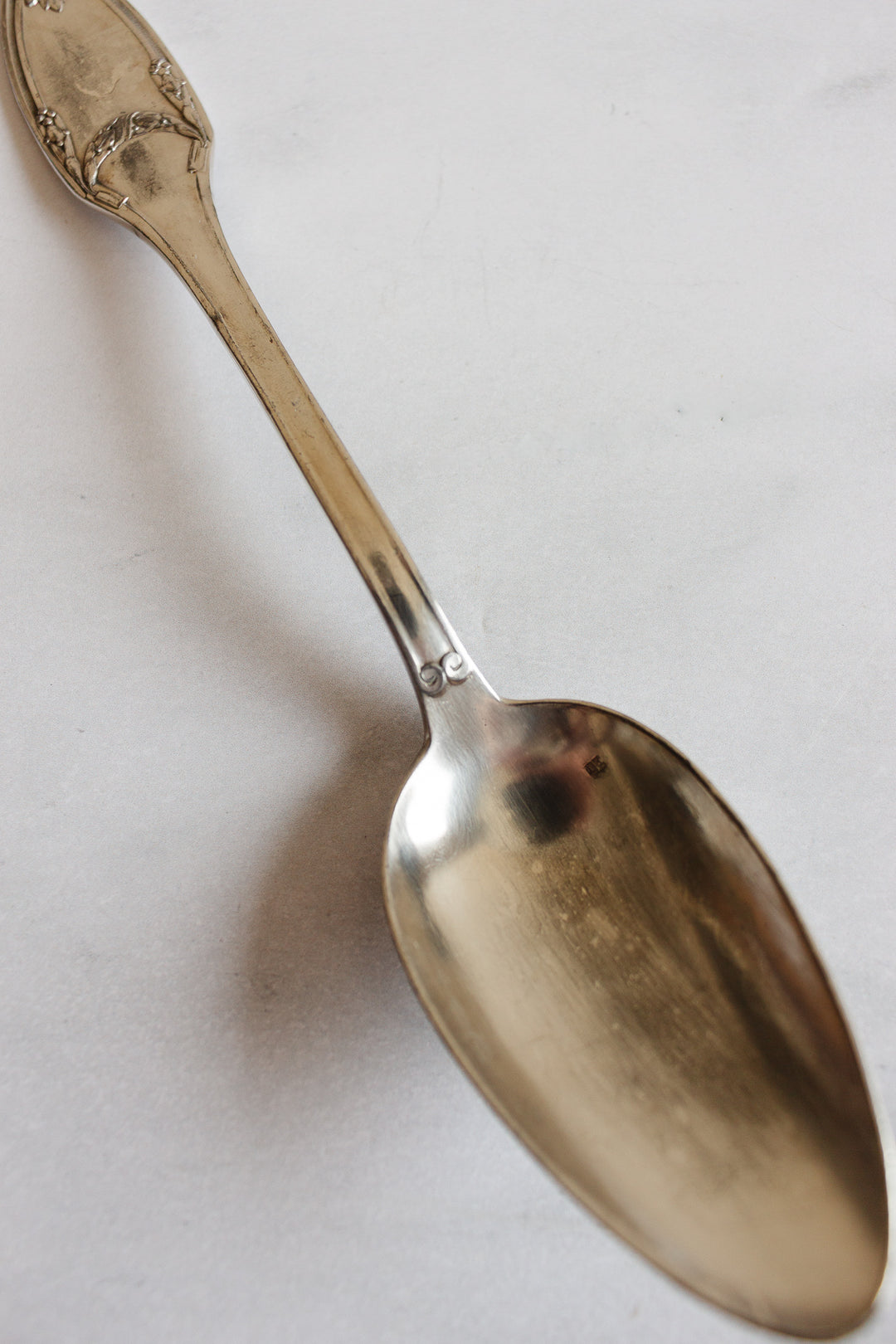 antique French silverplate flatware, set of 14