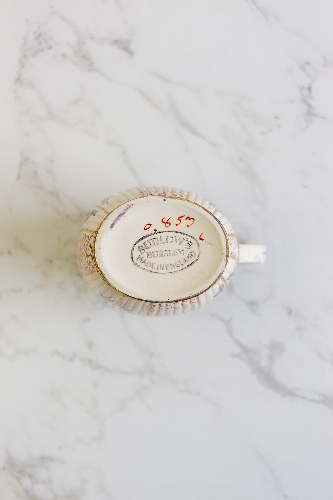 vintage sudlow’s burslem porcelain tea set