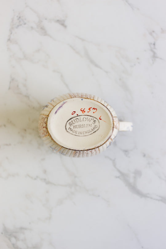 vintage sudlow’s burslem porcelain tea set