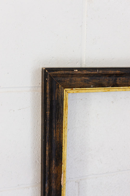 vintage french wood frame
