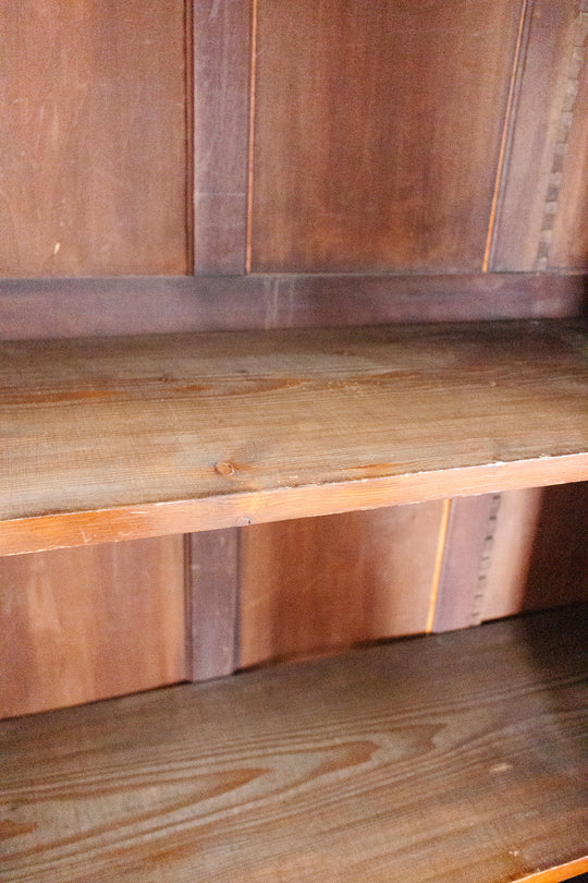 turn of the century French directoire style inlaid mahogany bookcase