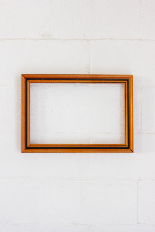 vintage french wood frame