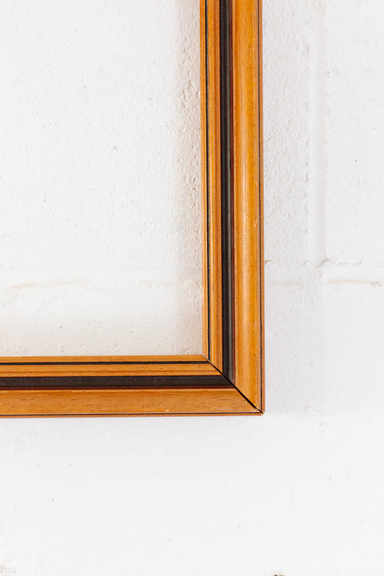 vintage french wood frame