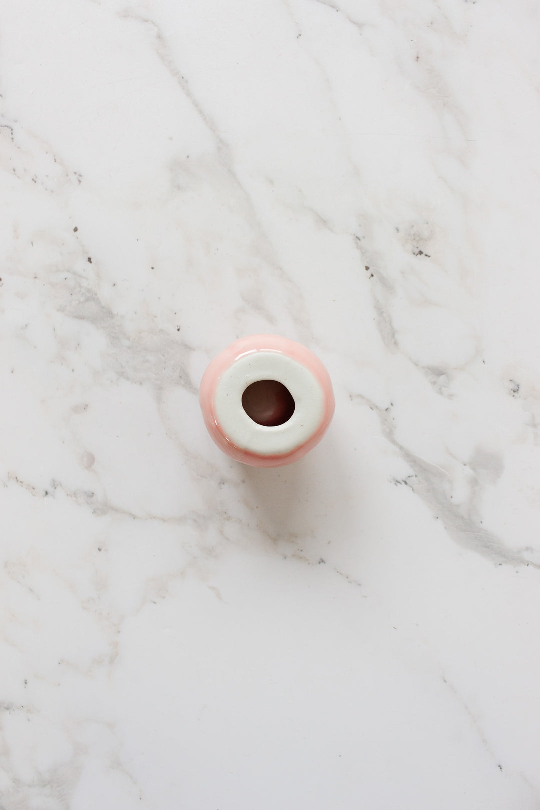 vintage french rosebud porcelain candle holders