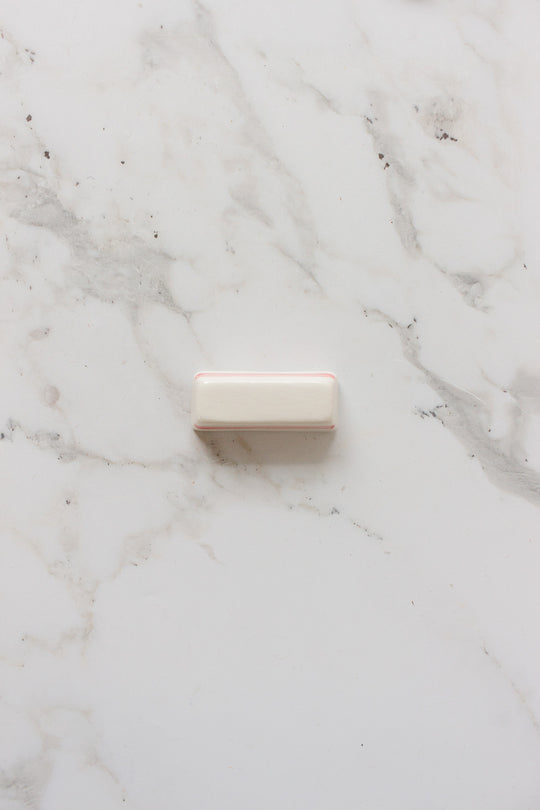 set of 6 vintage french porcelain knife rests