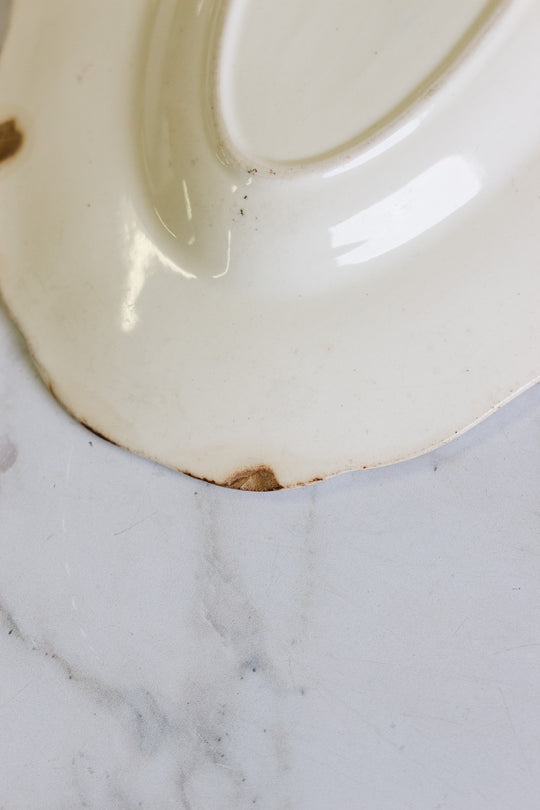 pair of turn of the century french sarreguemines raviers