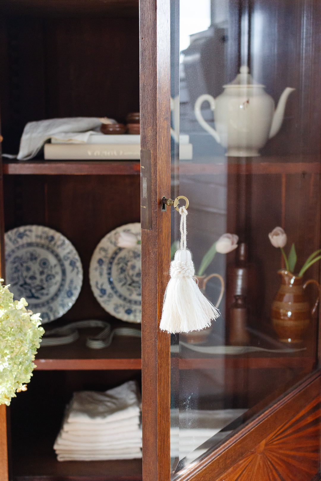 turn of the century French directoire style inlaid mahogany bookcase