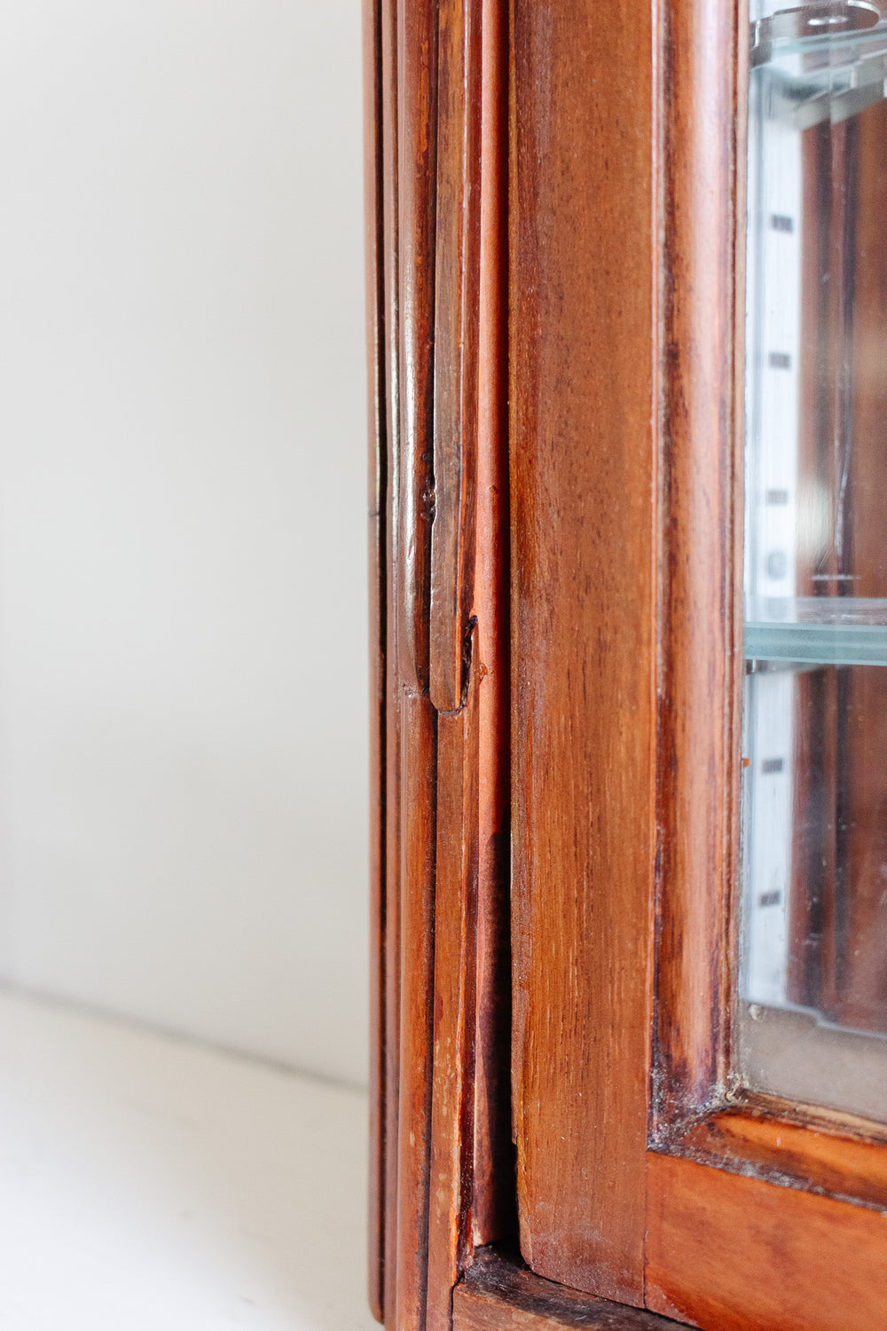vintage french art deco wooden cabinet