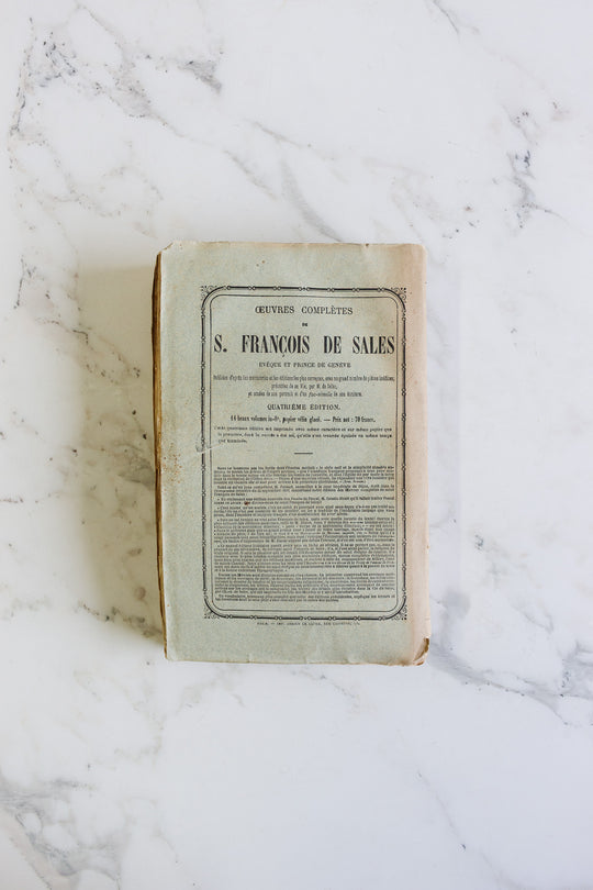 trio of antique french "fluffy page" books