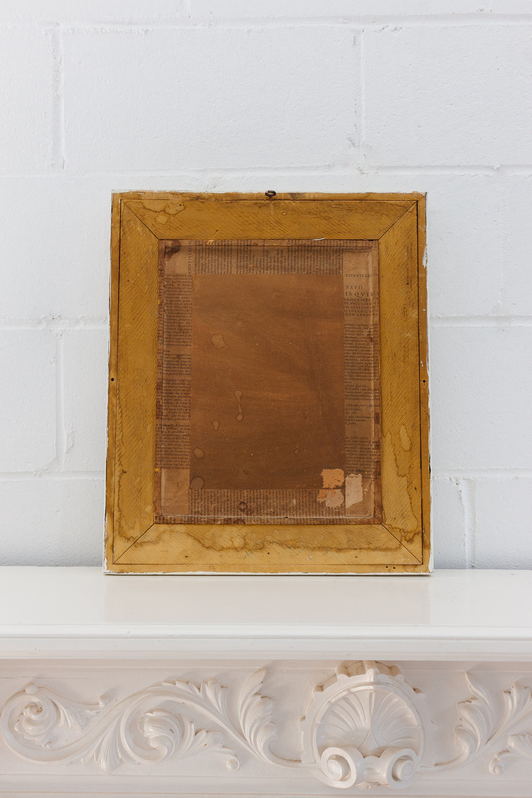 antique french regency repousse mirror