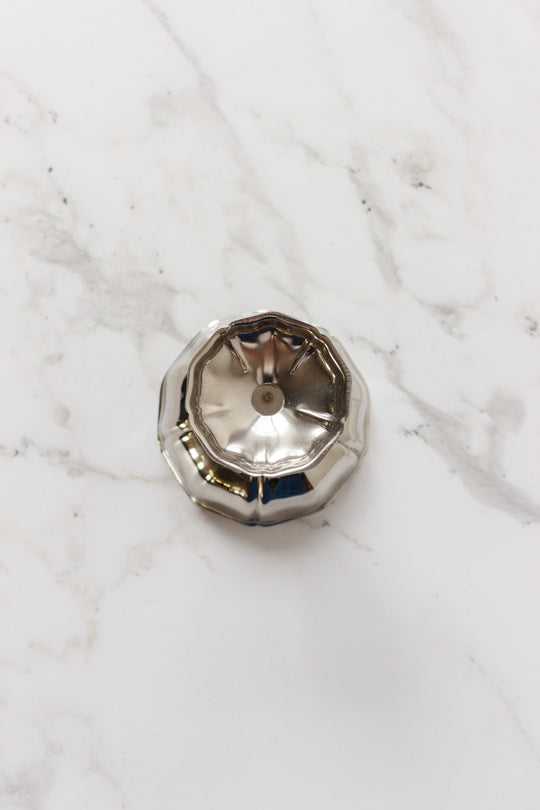 vintage french stainless steel champagne coupes