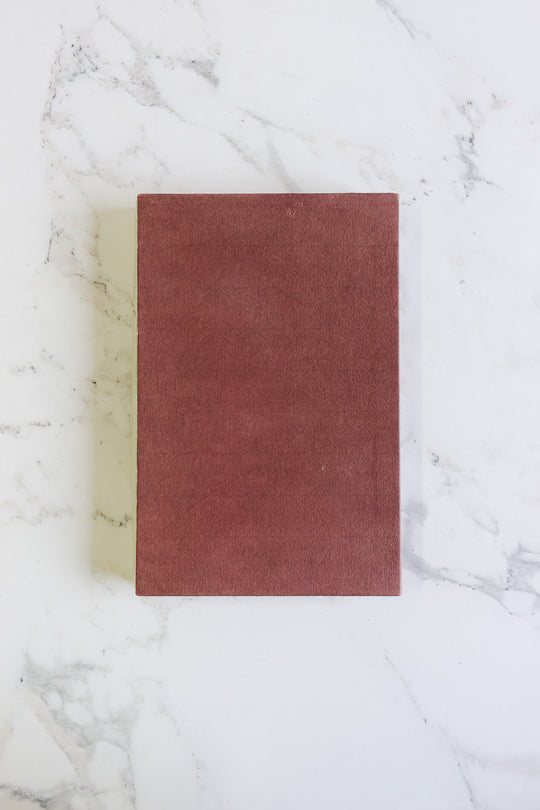 limited edition french "flora" book printed on handmade paper with real flowers