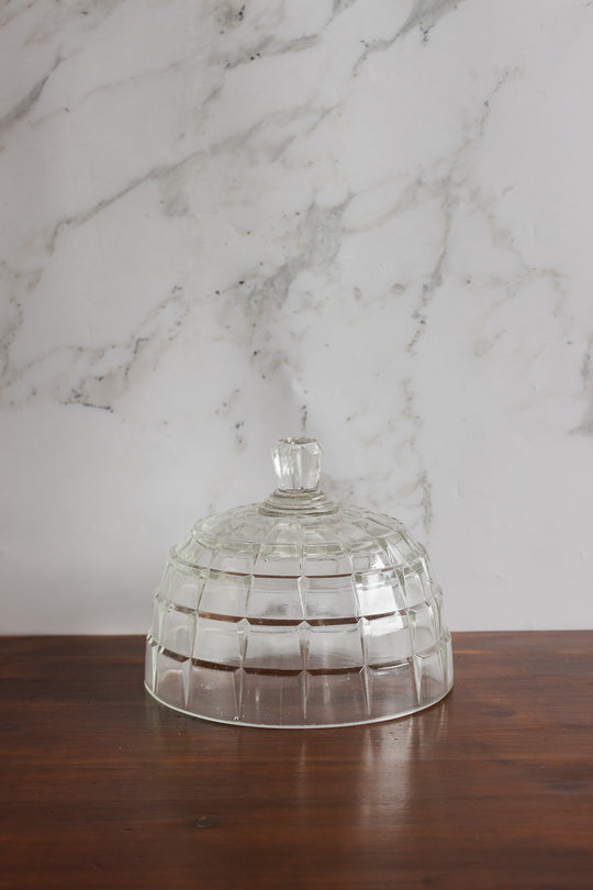 1930s french glass cloche
