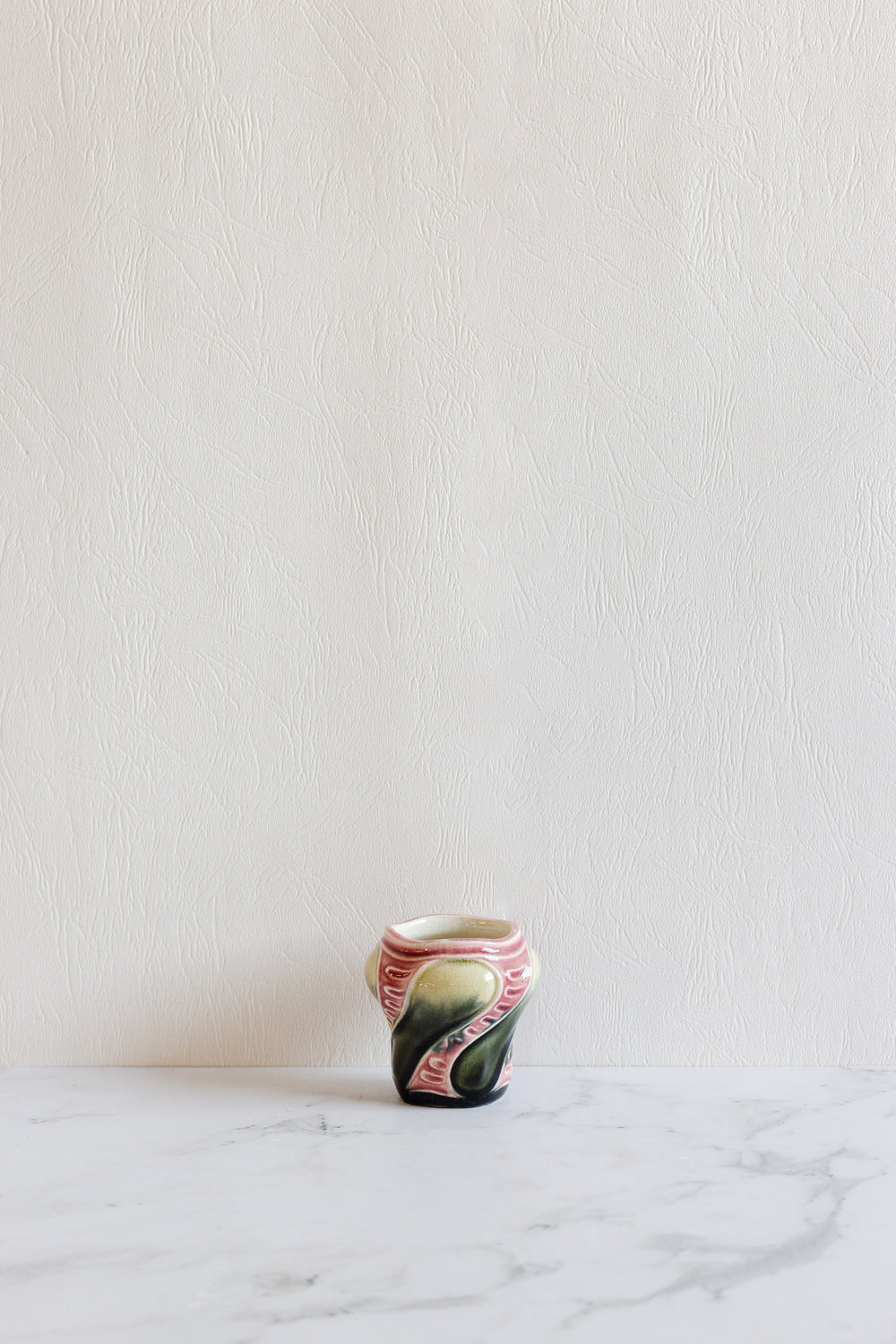 art nouveau hand painted miniature vase