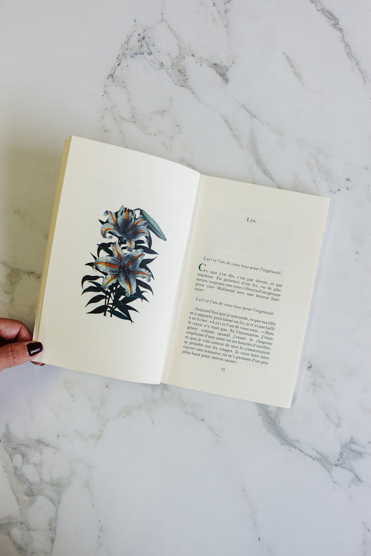 vintage french "pour un herbier" book by colette