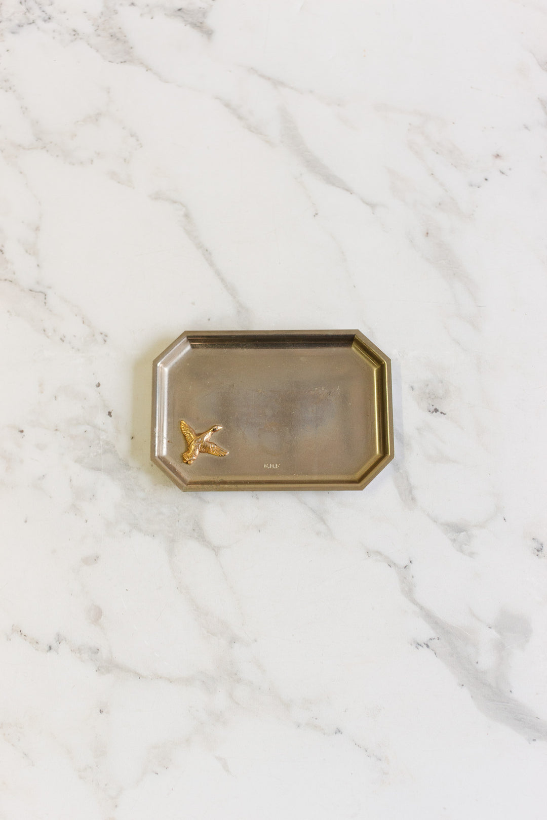 vintage french petite tray with "canard" detail