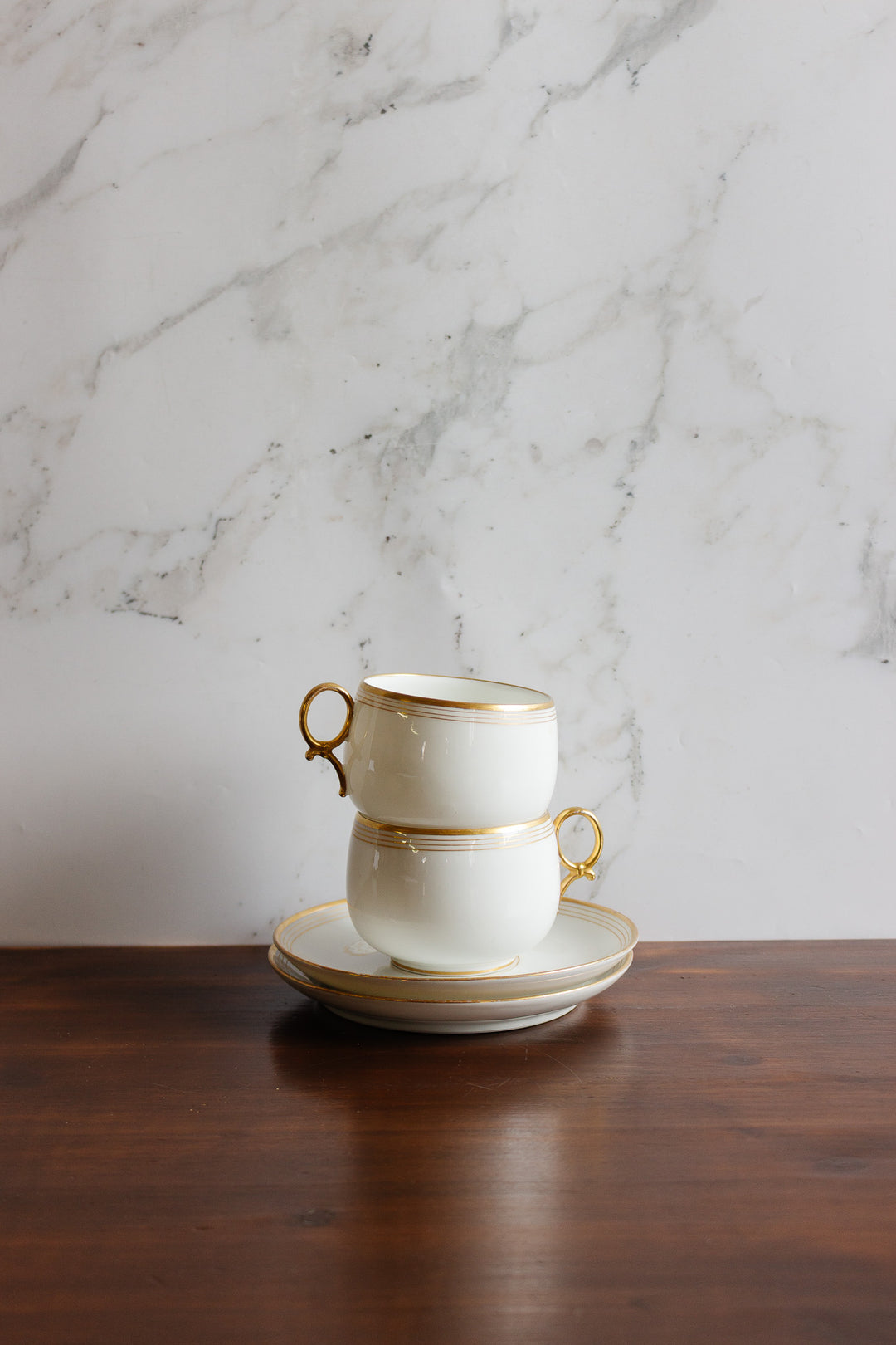 pair of wm. Guérin & co. limoges tea cups