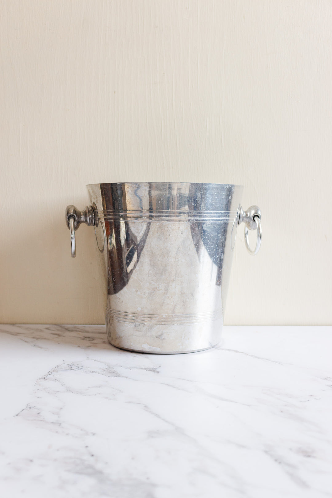 "Henriot" vintage french aluminum champagne bucket