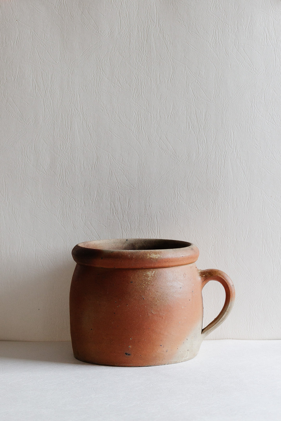 extra large vintage french stoneware confit pot