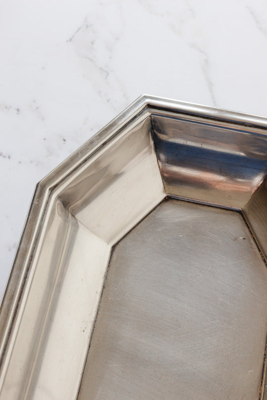 1930s art deco silver tray