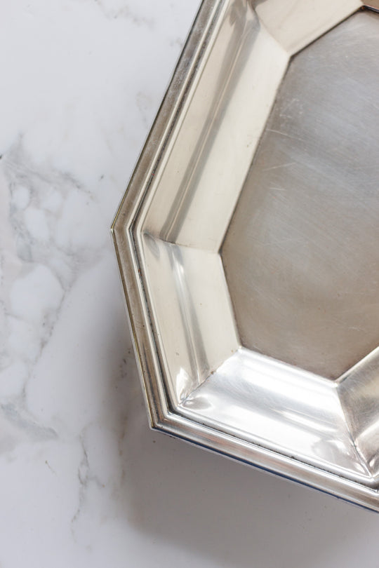 1930s art deco silver tray
