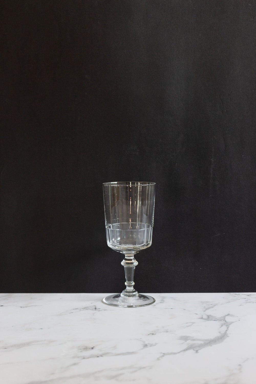 set of 4 antique French mirabeau glasses