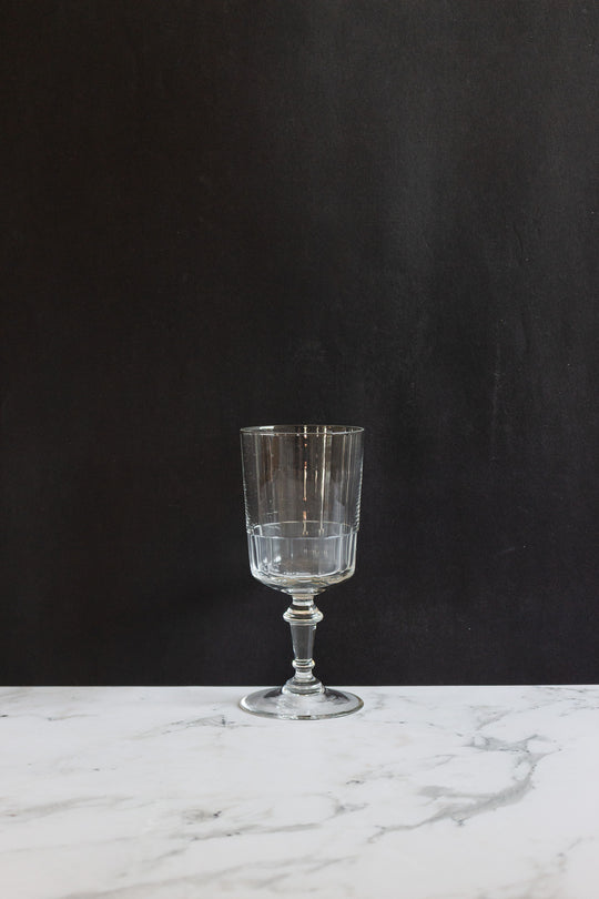set of 4 antique French mirabeau glasses