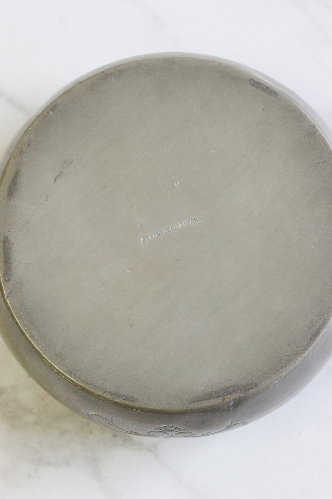 french art nouveau pewter lidded keepsake box