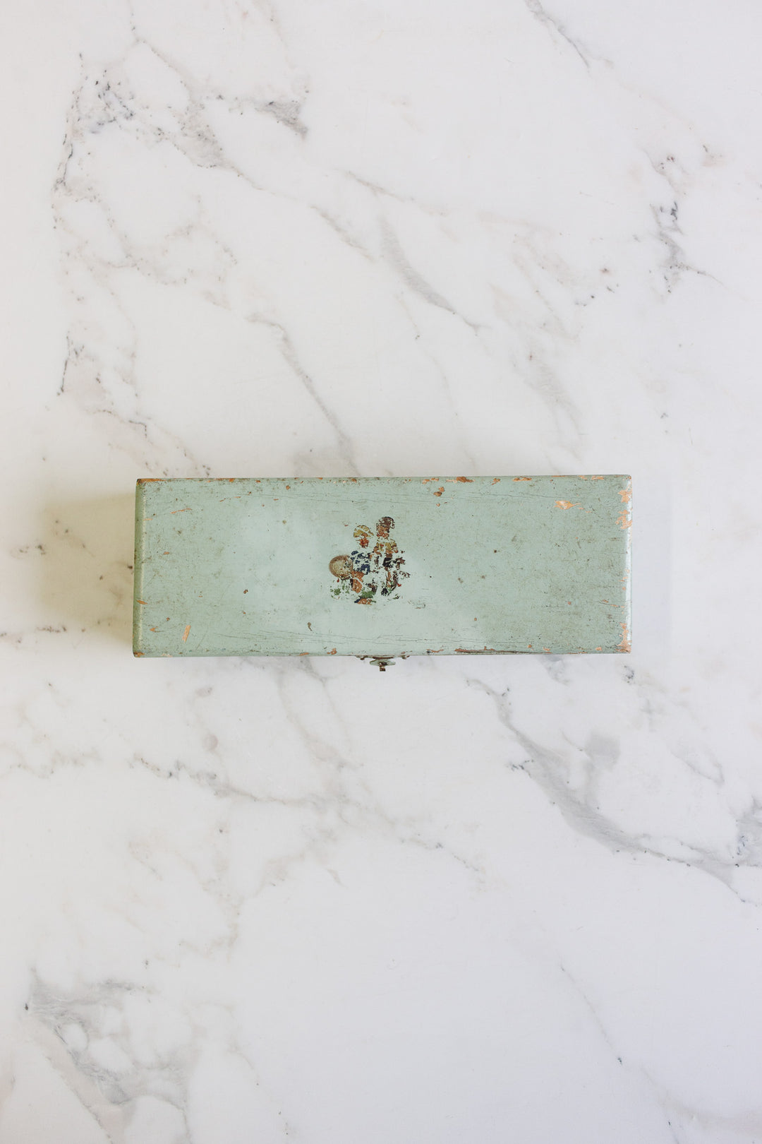 1930s french wooden pencil case