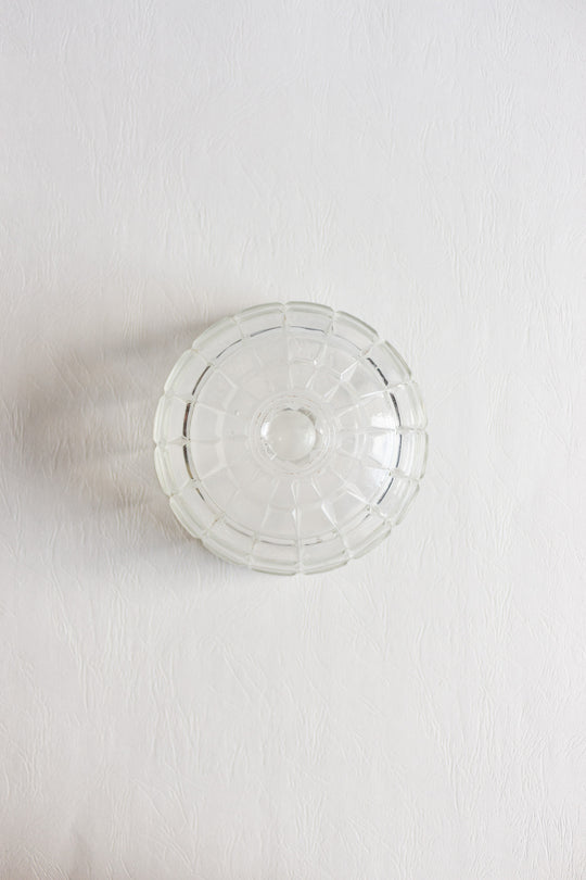 1930s french glass cloche
