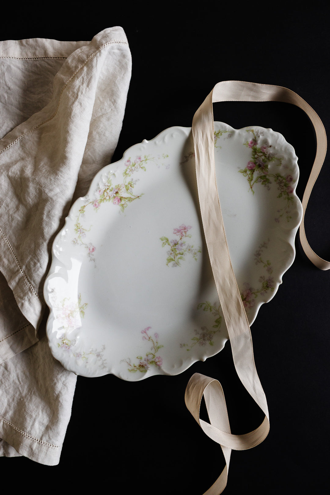 antique french limoges élite  platter
