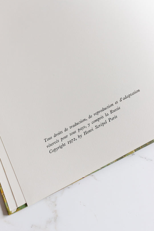 vintage French art book, “van gogh”