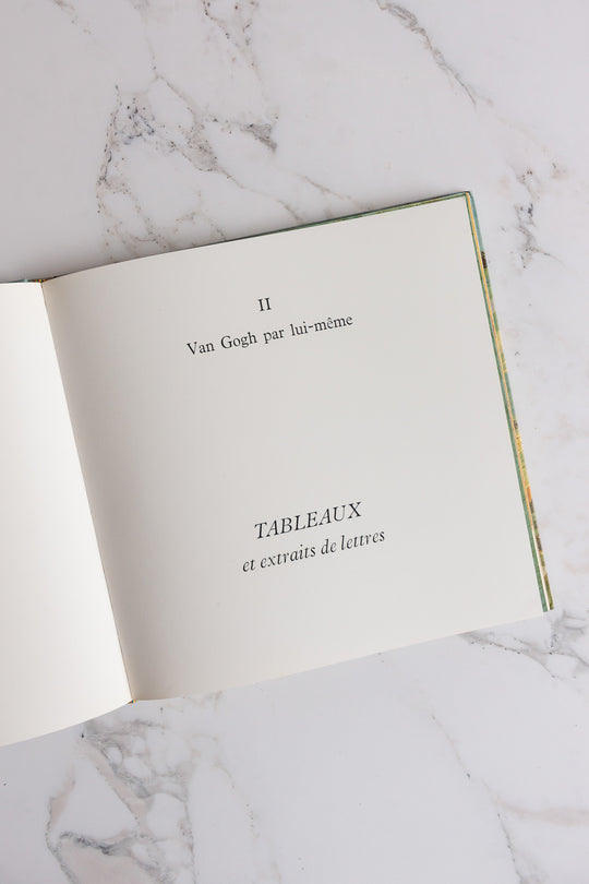 vintage French art book, “van gogh”