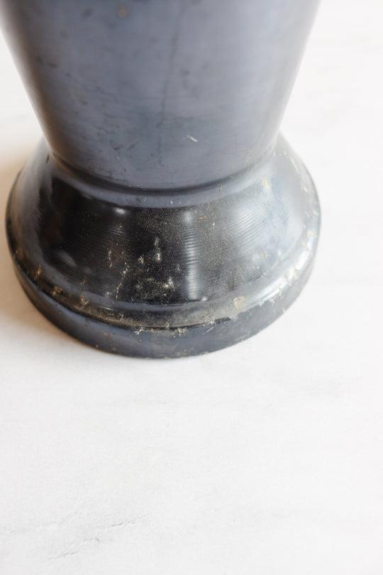 turn of the century French zinc florist vase