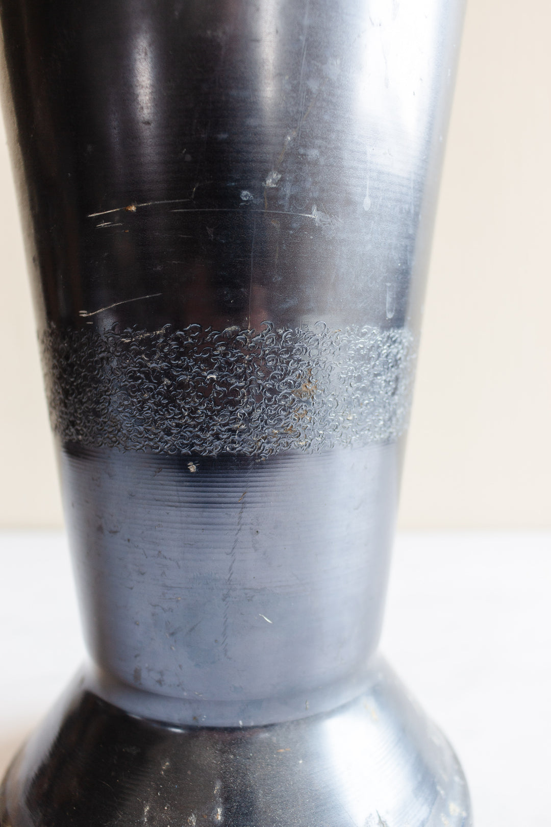 turn of the century French zinc florist vase