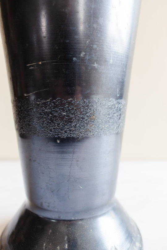 turn of the century French zinc florist vase