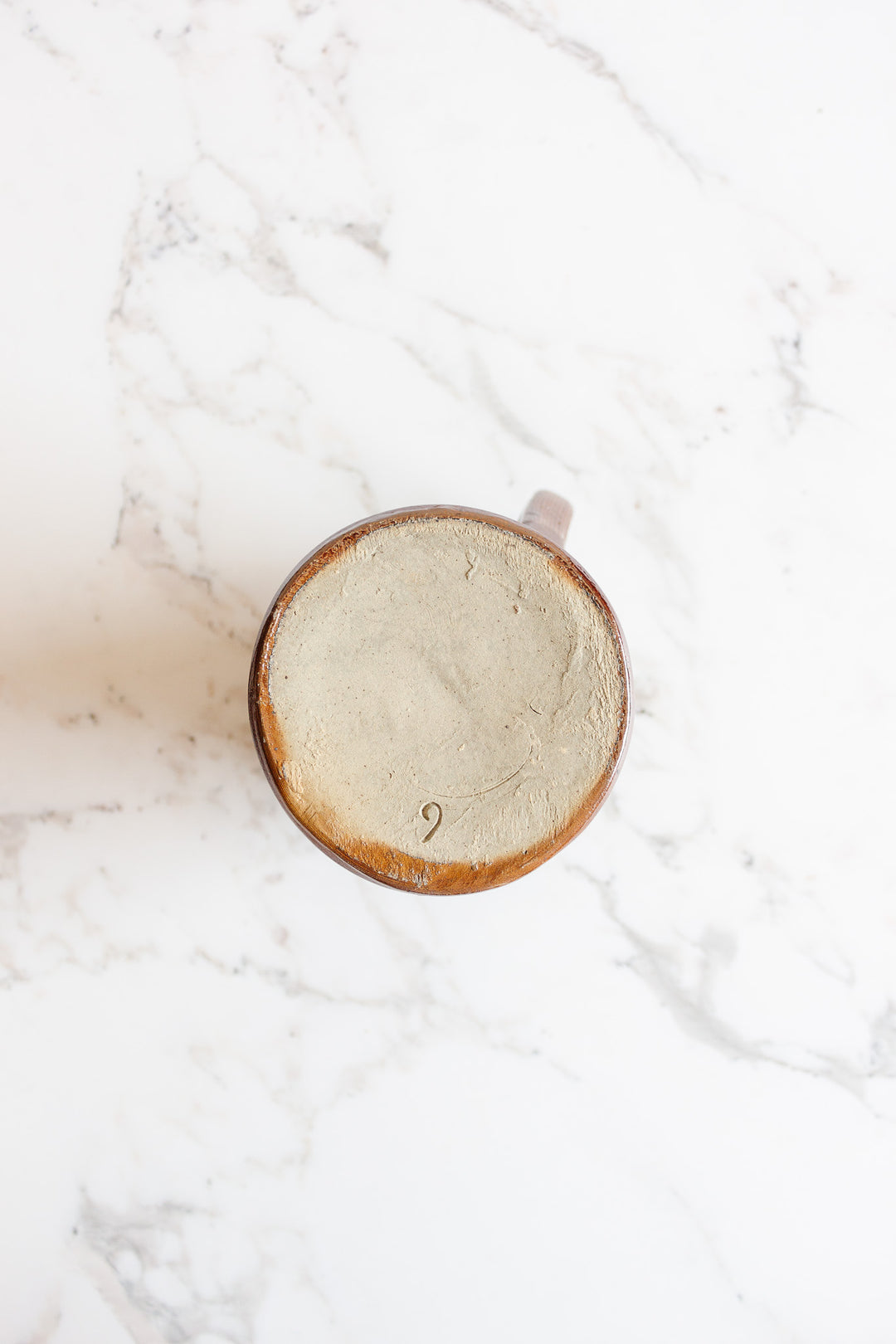 quintessentially French vintage glazed stoneware pitcher