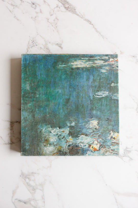 vintage French art book, “monet”