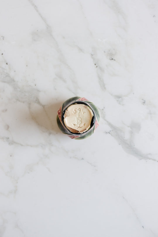 art nouveau hand painted miniature vase