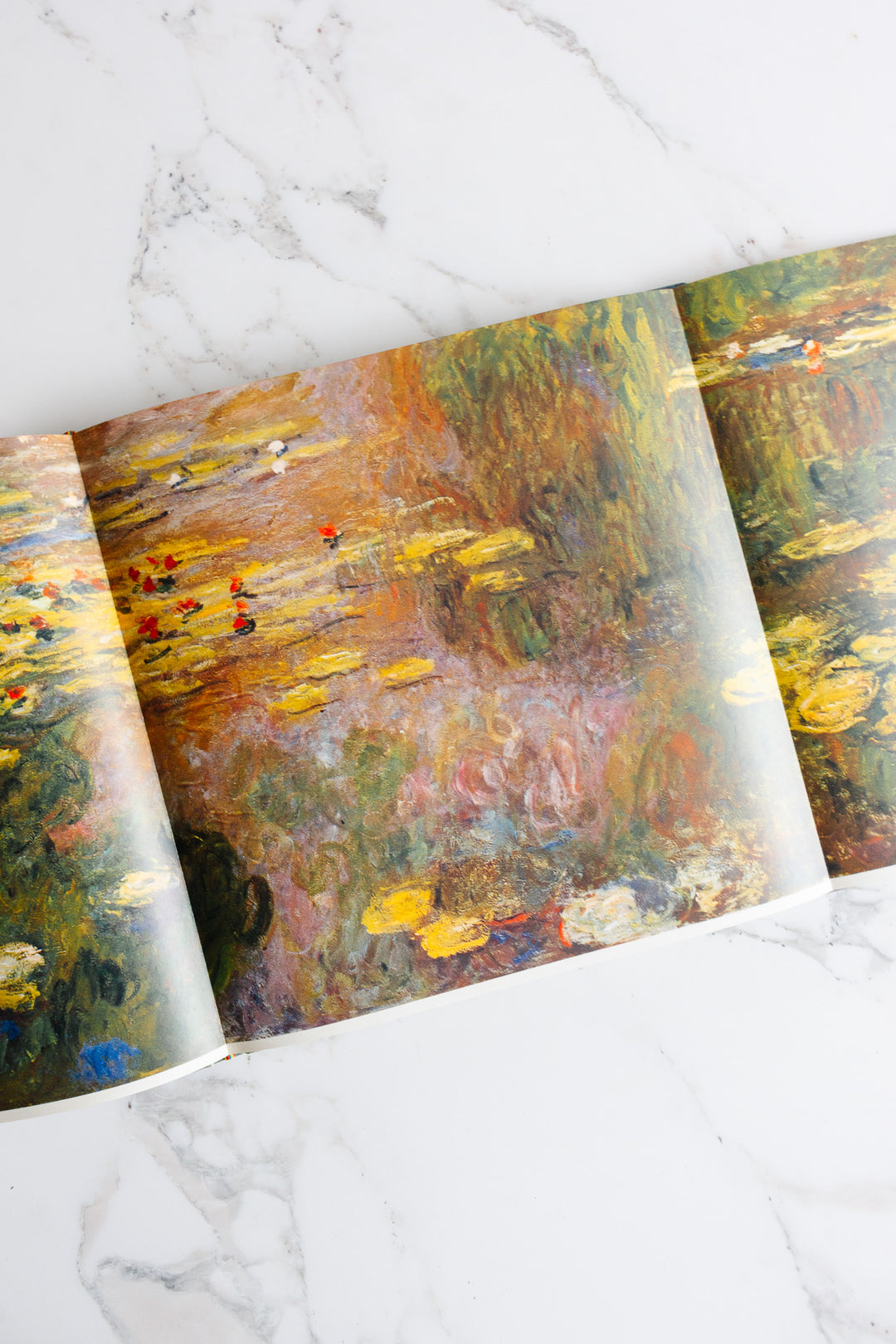 vintage French art book, “monet”