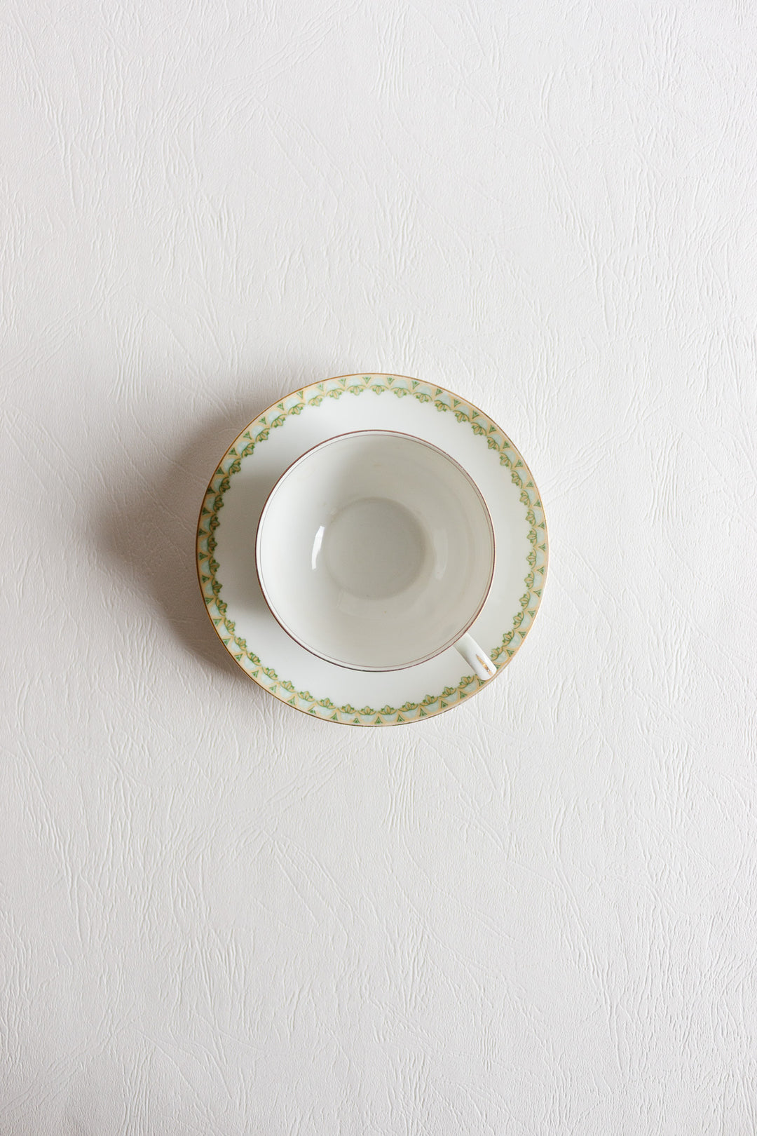 antique Austrian teacups and saucers signed MZ Austria —  Moritz Zdekauer,