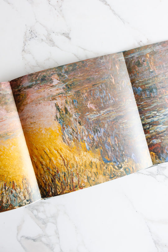 vintage French art book, “monet”