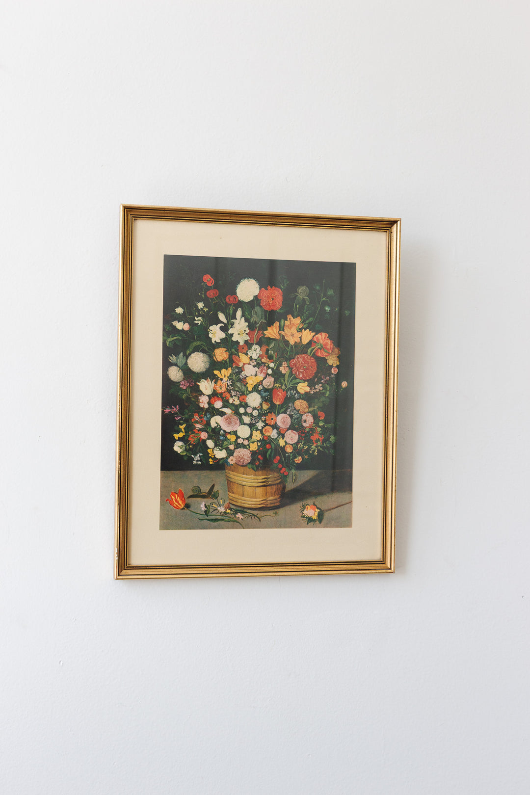 bouquet de fleurs au colimaçon