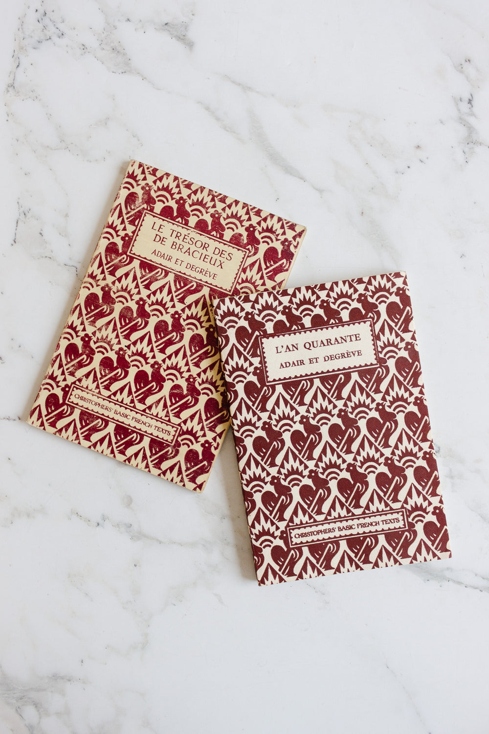 pair of Christopher's basic french texts