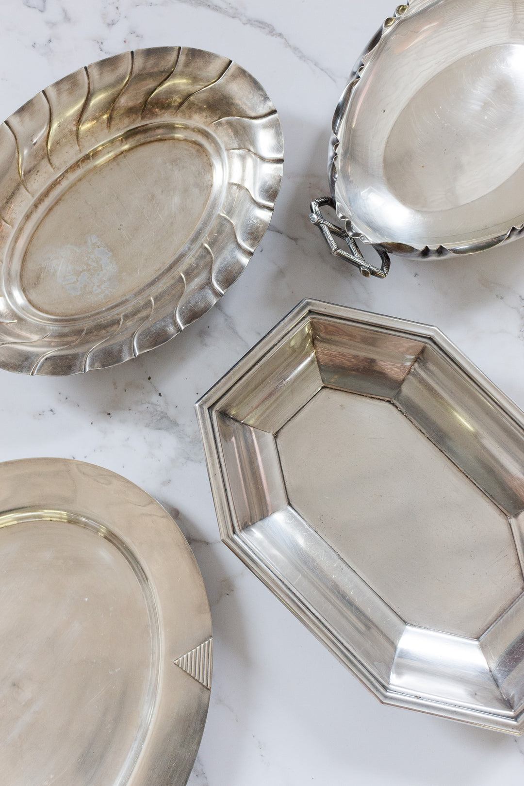 1930s art deco silver tray