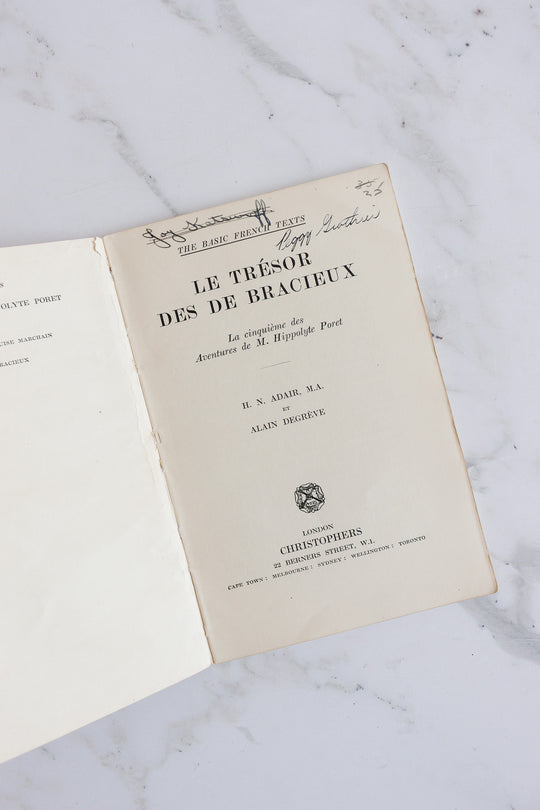pair of Christopher's basic french texts