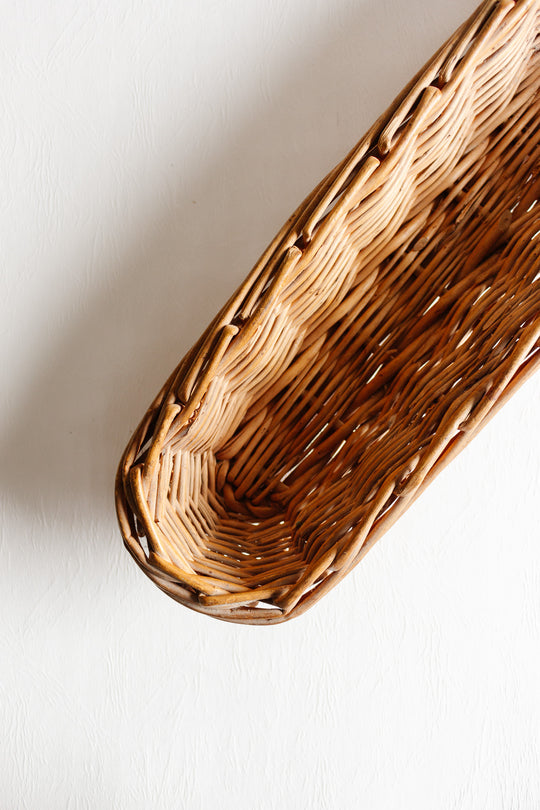 vintage French baguette basket